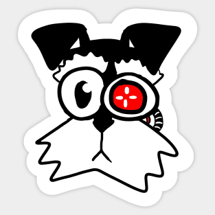 Danger Dog Robo Pup Sticker